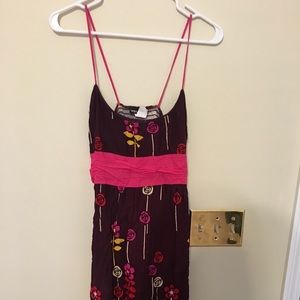 Floral dress with spaghetti straps